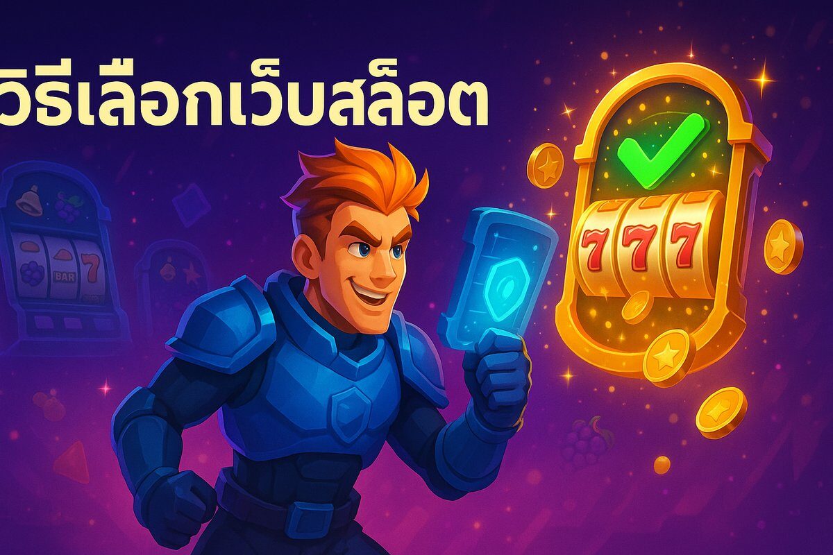 วิธีเลือกเว็บสล็อต ให้ปลอดภัย ได้เงินจริง พร้อมเทคนิคดูเว็บตรงไม่ผ่านเอเย่นต์